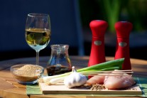 Recept na kuřecí prsa s jarní cibulkou