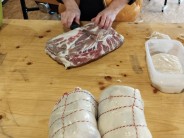 Uzená krkovice v hovězím deníku