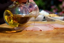 Recept na hamburger s trhaným kuřecím masem