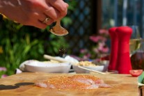 Recept na hamburger s trhaným kuřecím masem