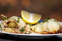 Recept na grilovaného pangasiuse s olivami