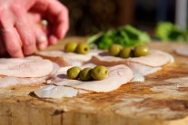 Recept na grilovaného pangasiuse s olivami