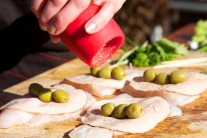 Recept na grilovaného pangasiuse s olivami