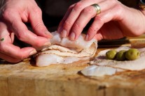 Recept na grilovaného pangasiuse s olivami