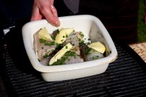 Recept na grilovaného pangasiuse s olivami