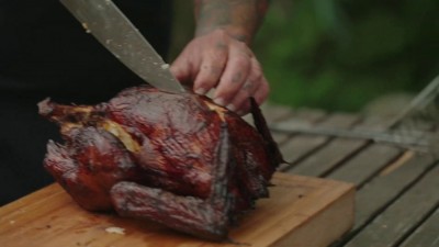 Pomalu pečená krůta