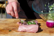 Recept na grilovanou vepřovou panenku s kukuřicí