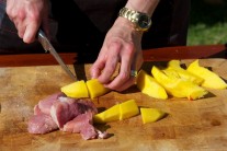 Recept na grilovanou panenku s mangem