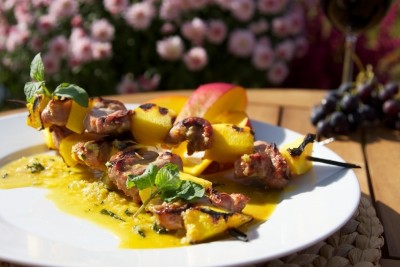 Grilovaná panenka s mangem