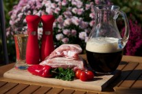 Recept na grilovaný bůček v pivní marinádě