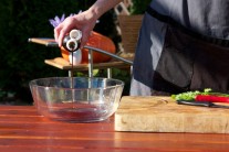 Recept na flank steak s chřestem