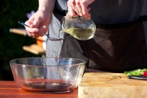 Recept na flank steak s chřestem