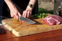 Recept na flank steak s chřestem