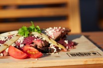 Recept na flank steak s chřestem