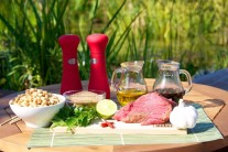 Recept na hovězí saté na grilu