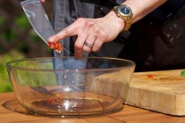 Recept na hovězí saté na grilu