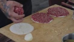 Tacos burgery na grilu