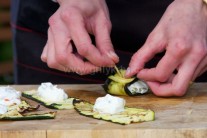 Recept na grilované závitky z cukety