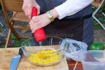 Recept na kukuřičné placičky na grilu