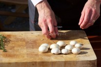 Recept na grilované žampiony