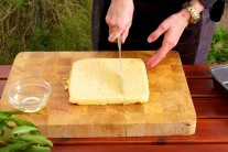 Recept na grilovanou polentu