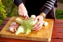 Recept na grilované zelí se slaninou