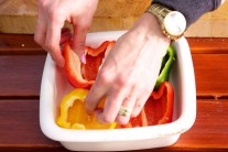 Recept na grilované papriky s kuskusem