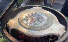 Alsaský koláč s crème fraîche a chřestem