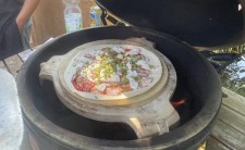 Alsaský koláč s crème fraîche a chřestem