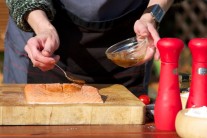 Recept na uzeného lososa na grilu