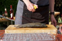 Recept na pstruha na grilu