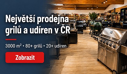 Největ&scaron;&iacute; prodejna grilů a ud&iacute;ren
