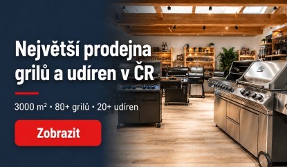 Největ&scaron;&iacute; prodejna grilů a ud&iacute;ren